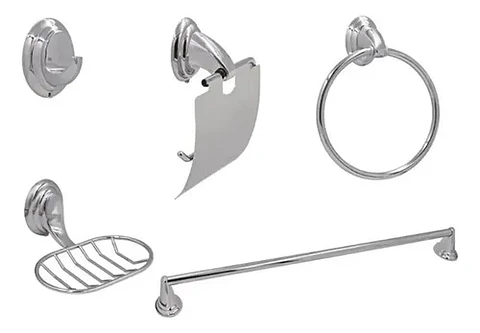 Set De Accesorios De Baño 5 Piezas Colomba Taumm