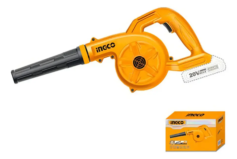 Sopladora Inalámbrica P20s Ingco Sin Bateria/ni Cargador Cabli20028 Naranja 1