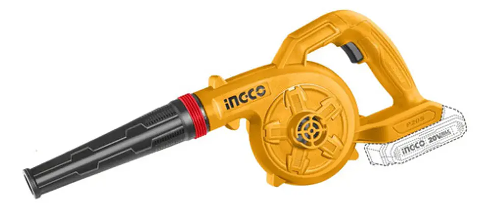 Sopladora Inalámbrica P20s Ingco Sin Bateria/ni Cargador Cabli20028 Naranja 4