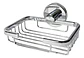 Jabonera Acero Inoxidable Para Baño Plateado Swertt Taumm - Miniatura 1