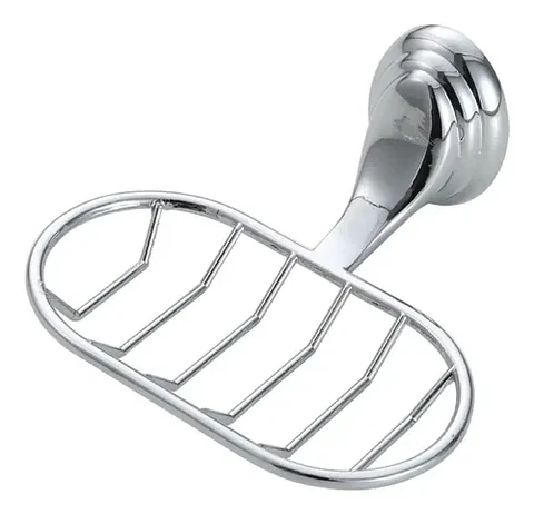 Jabonera Metal Rejilla Accesorio Pared Baño Colomba Taumm