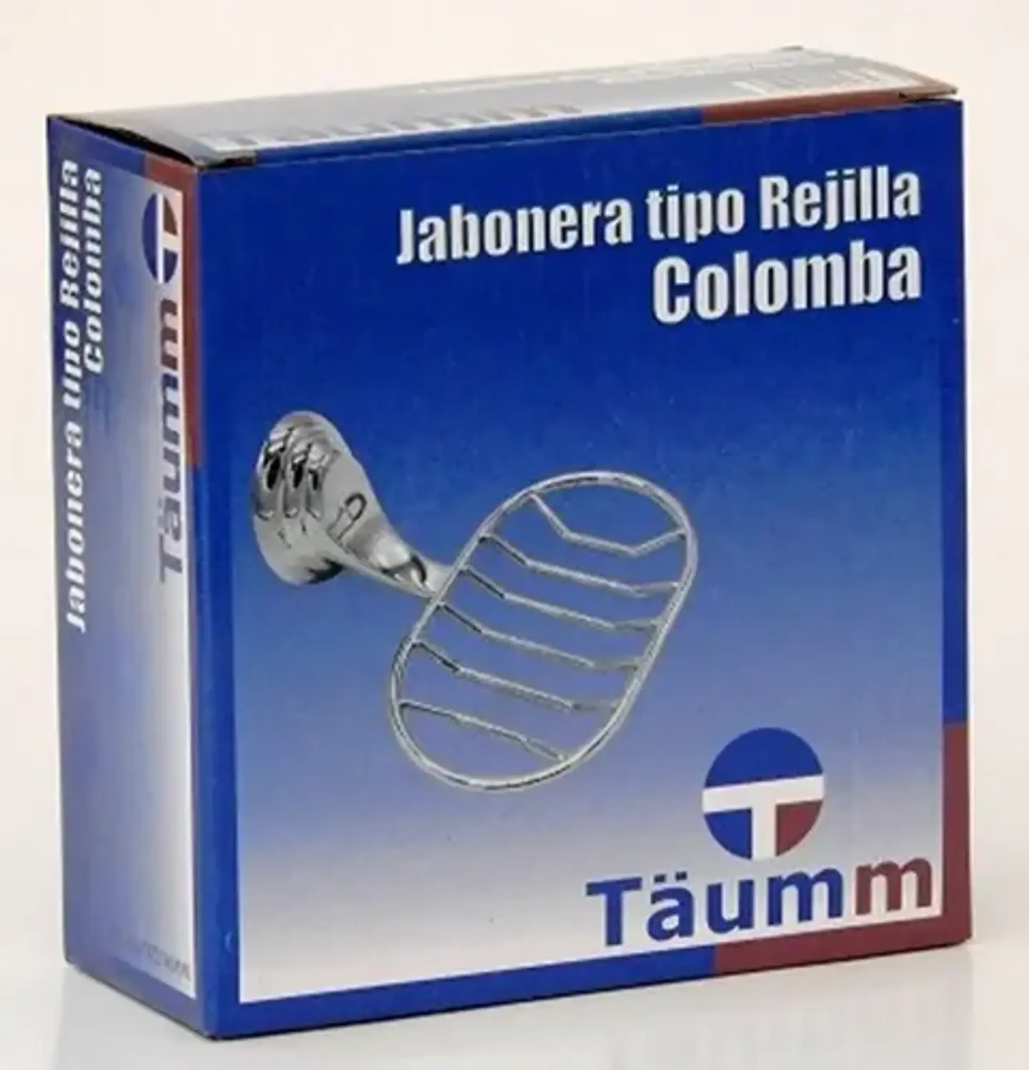 Jabonera Metal Rejilla Accesorio Pared Baño Colomba Taumm 7