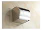 Porta Papel Higiénico Wc Metalico Redondo Taumm Acero Inox - Miniatura 4