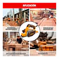 Cepilladora Electrica Industrial 750w Ingco Pl7508-7 Amarillo - Miniatura 4