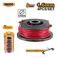 Set 4 Carretel Hilo Tanza Ingco Bordeado Orilladora 1.6mmx5m - Miniatura 2