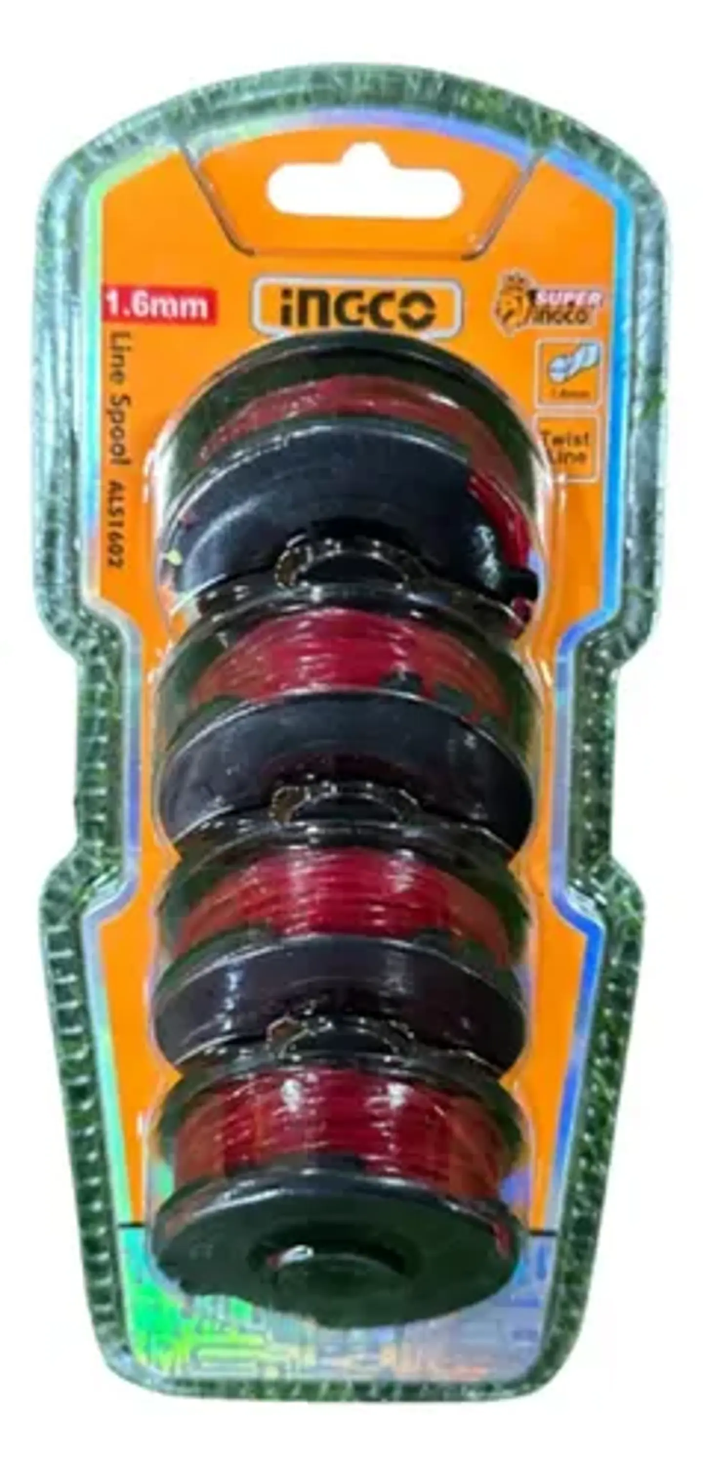 Set 4 Carretel Hilo Tanza Ingco Bordeado Orilladora 1.6mmx5m 4