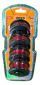 Set 4 Carretel Hilo Tanza Ingco Bordeado Orilladora 1.6mmx5m - Miniatura 4