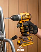 Set Ingco Ckli20275 Atornillador Percutor Y Llave De Impacto Color Naranja Claro 50hz/60hz - Miniatura 2