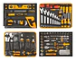 Caja Maleta De Herramientas Manuales Ingco 147 Ac Industrial - Miniatura 2