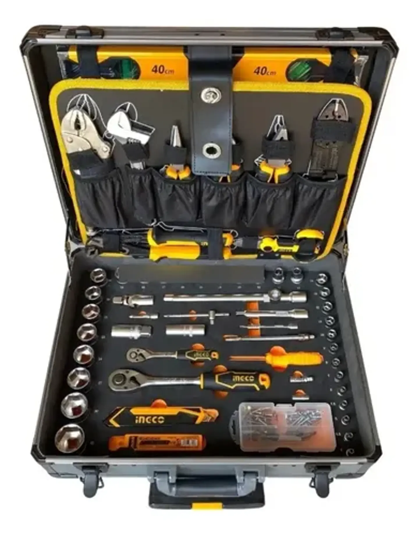 Caja Maleta De Herramientas Manuales Ingco 147 Ac Industrial 5