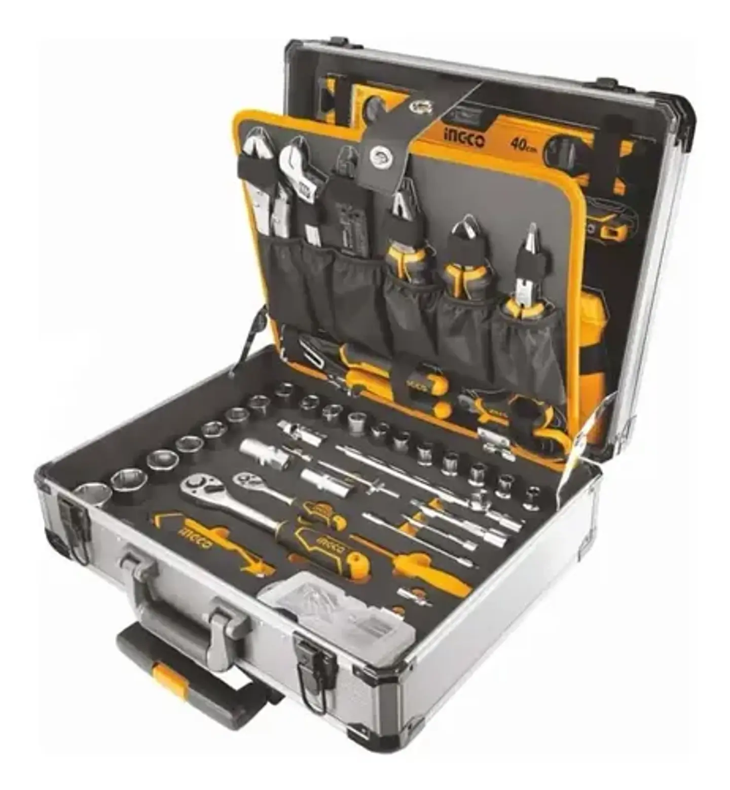 Caja Maleta De Herramientas Manuales Ingco 147 Ac Industrial 6