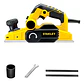 Cepilladora Eléctrica De Mano Stanley Profesional Stpp7502 8.2cm Color Amarillo - Miniatura 1