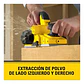 Cepilladora Eléctrica De Mano Stanley Profesional Stpp7502 8.2cm Color Amarillo - Miniatura 3