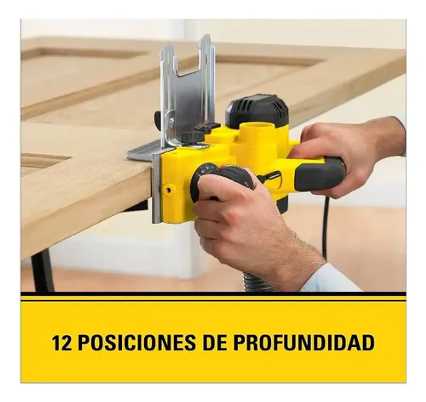 Cepilladora Eléctrica De Mano Stanley Profesional Stpp7502 8.2cm Color Amarillo 5