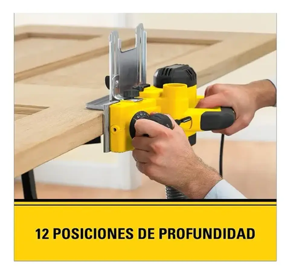 Cepilladora Eléctrica De Mano Stanley Profesional Stpp7502 8.2cm Color Amarillo 5
