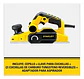 Cepilladora Eléctrica De Mano Stanley Profesional Stpp7502 8.2cm Color Amarillo - Miniatura 6