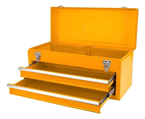 Caja De Herramientas Ingco Ica Industrial 28lt 520x218x243mm Amarillo