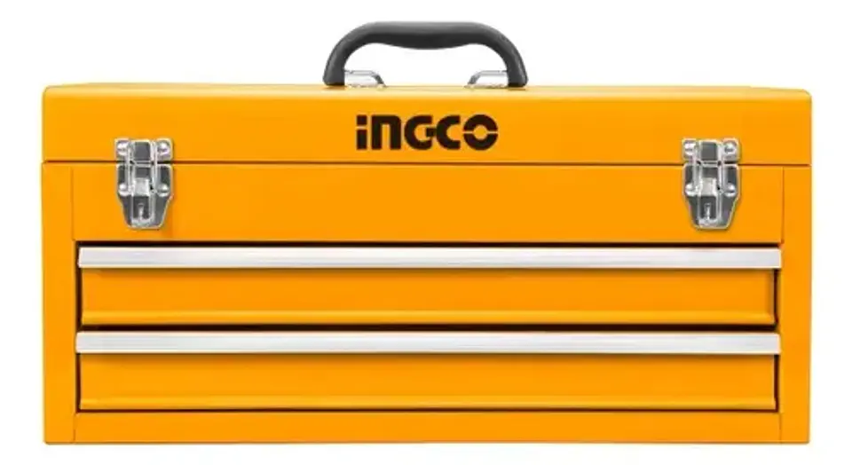 Caja De Herramientas Ingco Ica Industrial 28lt 520x218x243mm Amarillo 2