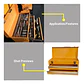 Caja De Herramientas Ingco Ica Industrial 28lt 520x218x243mm Amarillo - Miniatura 4