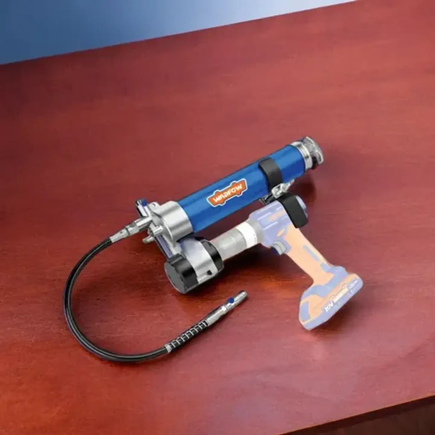 Pistola Engrasadora Para Taladro Inalambrico 400 Cc Wadfow 4