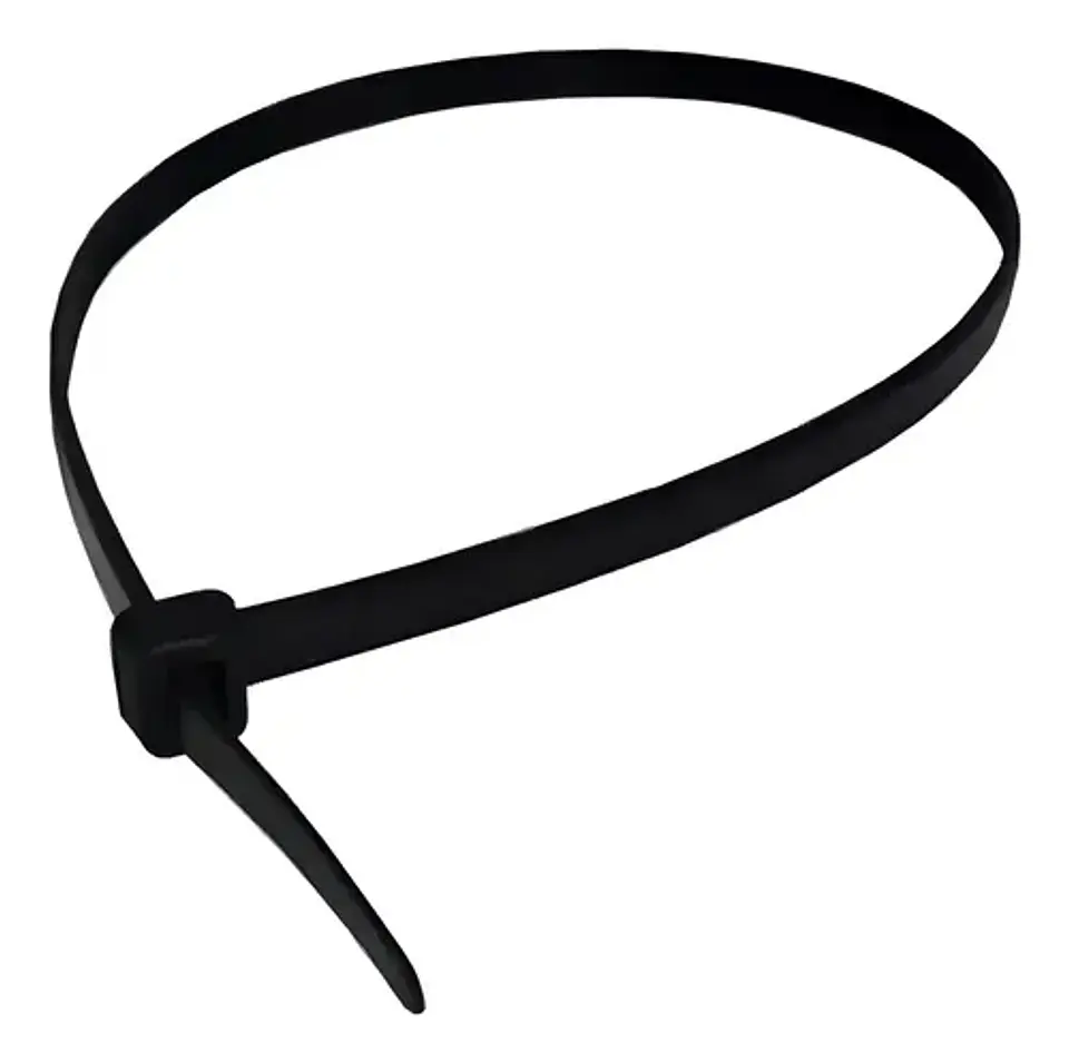 Set De 100 Amarras Plasticas Wadfow 3.6x200 Mm 18 Kg 1