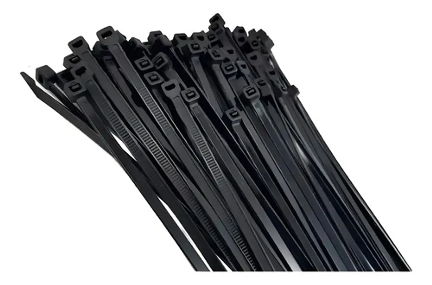 Set De 100 Amarras Plasticas Wadfow 3.6x200 Mm 18 Kg 2