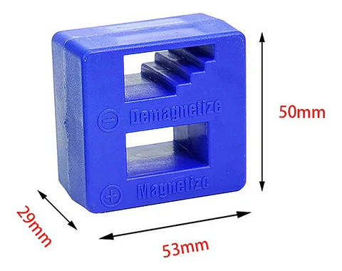 Magnetizador Destornillador 50x50x28 Mm Wadfow Desmagnetizad