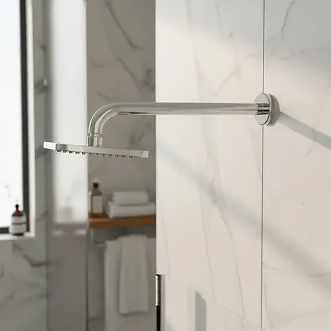 Brazo Largo Metalico Al Muro Para Plato Ducha 40 Cm Taumm