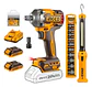 Ingco Cosli23048 Llave De Impacto 400nm + Linterna Color Naranja 50/60hz 20v 50/60 Hz - Miniatura 1
