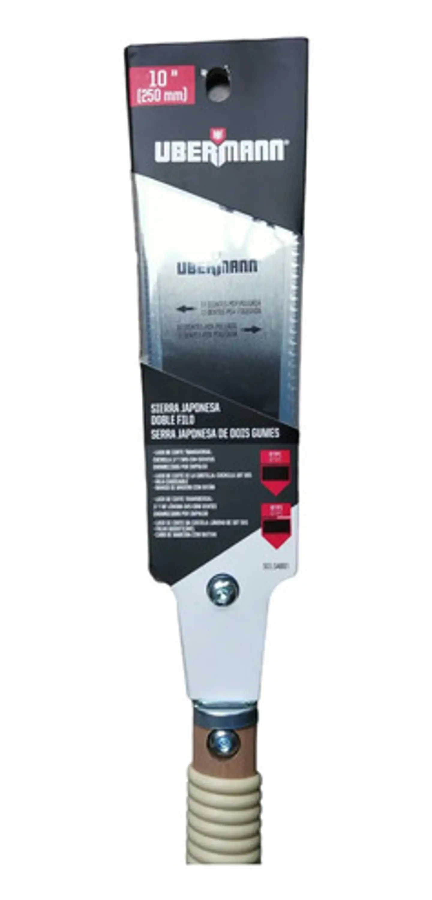 Sierra Japonesa Doble Filo 10 Pulgadas (250 Mm) Ubermann  2