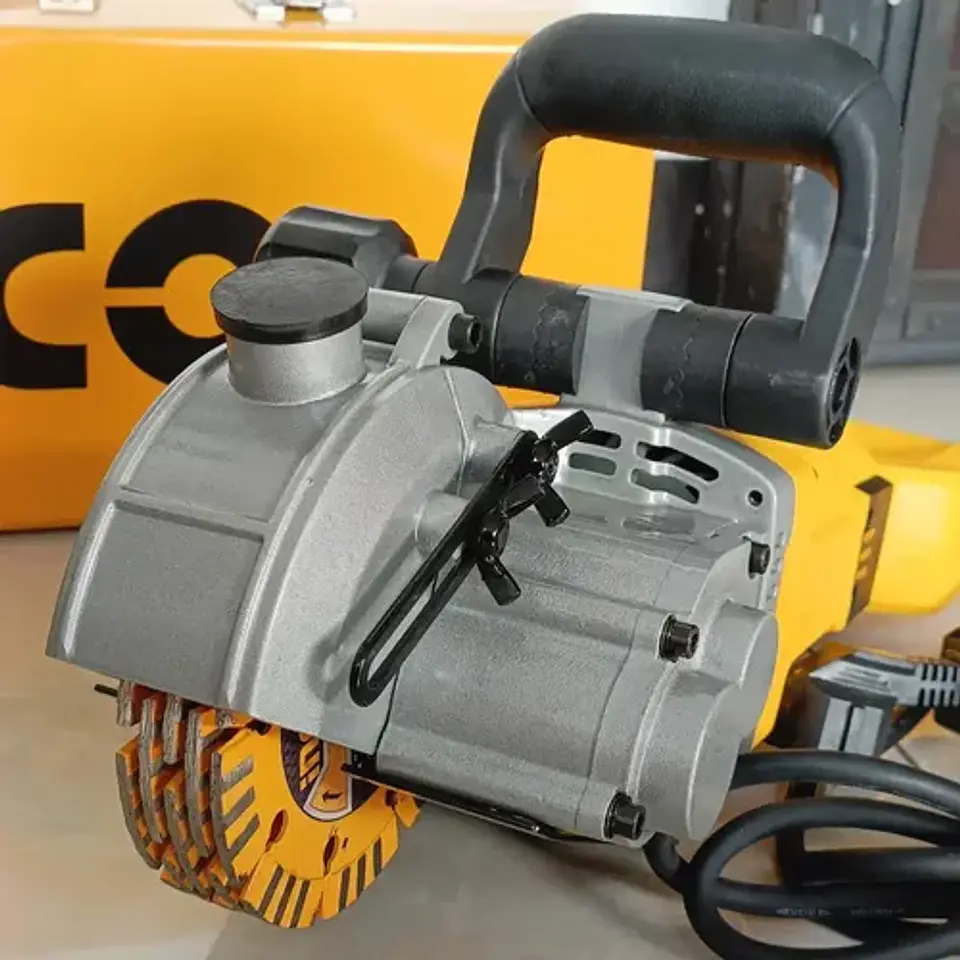 Ingco Industrial Wlc30001 Acanaladora 3000w Por Cable Amarillo 5