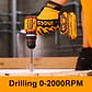Taladro Per Bl Cp +2 Bat Y Carg +47 Acce Industrial 13mm Amarillo 50/60 - Miniatura 7