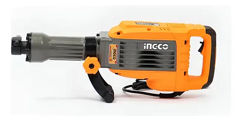 Martillo Demoledor 1700w 50 Joules 14kg Sds Hexagonal Con Valija Y Punta Plateado