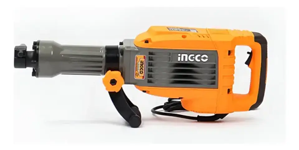 Martillo Demoledor 1700w 50 Joules 14kg Sds Hexagonal Con Valija Y Punta Plateado 1