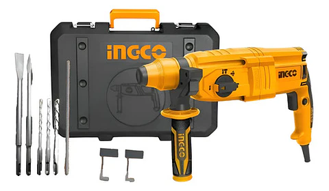 Rotomartillo 800w Ingco Rgh9028 Color Naranja 50 Hz