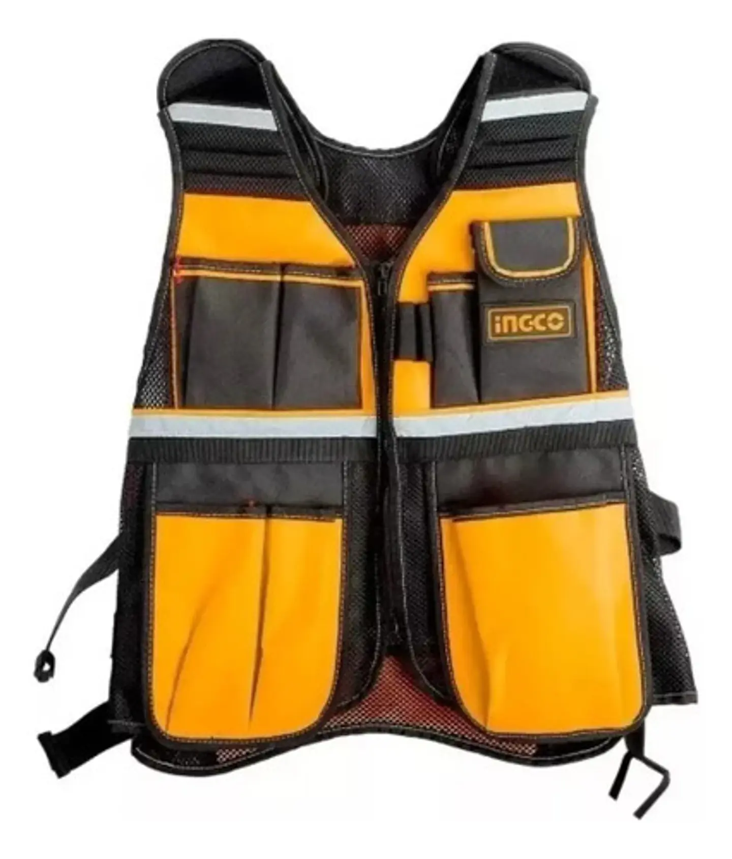 Chaleco Geólogo Porta Herramientas 7bols. Ingco Htvt0901 Color Negro 4