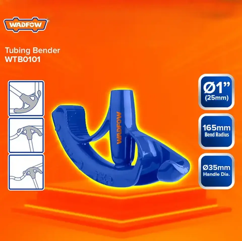 Doblador Curvador De Tubos 30-90 Grados 3/4 PuLG 19mm Wadfow 4