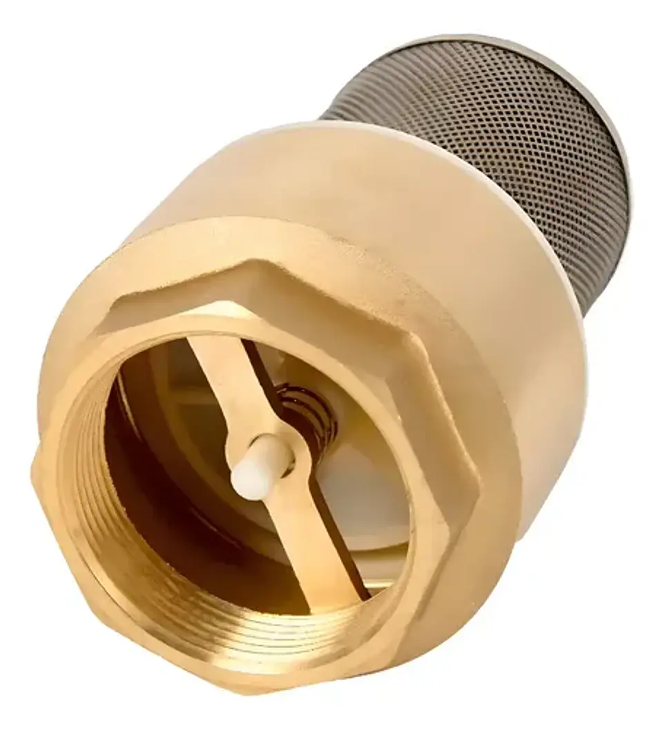 Valvula Fondo (pie) Hi-hi C/filtro Acero Inox 1 Pulga Taumm 2