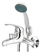 Llave Monomando Tina Ducha Colomba Acabado Cromado Color Plateado - Miniatura 1