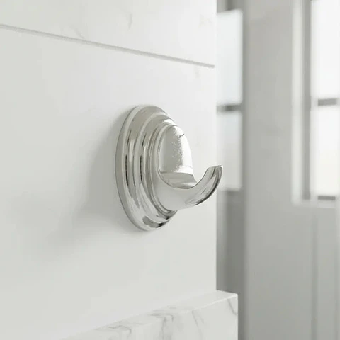 Perchero De Baño Linea Colomba Taumm Metalico Cromado