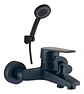 Llave Monomando Tina Ducha Notte Acabado Mate Color Negro - Miniatura 5