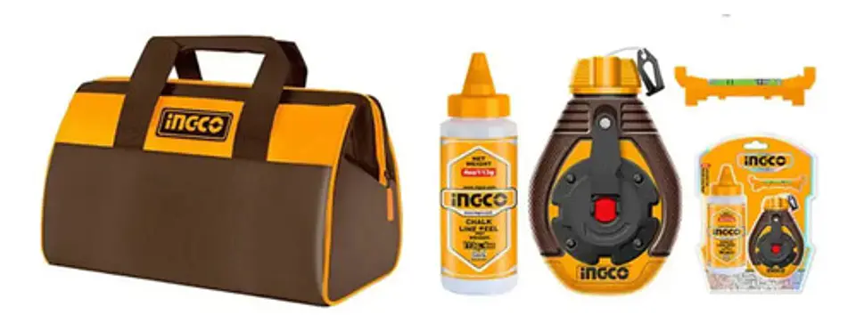 Martillo Carpintero Formones Tizador Bolso Set Herramientas 3