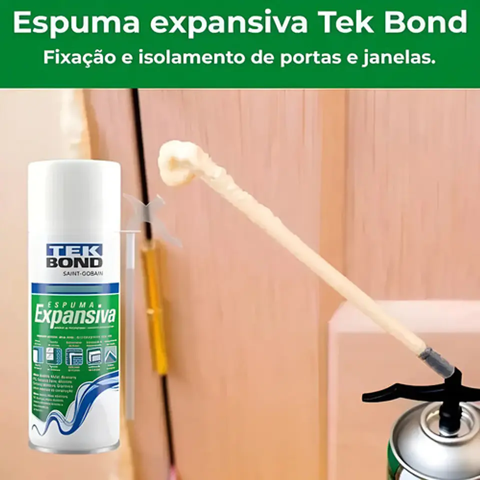 Espuma Expansiva Tekbond Espuma Pu 500ml 4