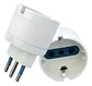 Adaptador De Corriente Enchufe Schuko Tipo L 10a/max 1500w - Miniatura 1