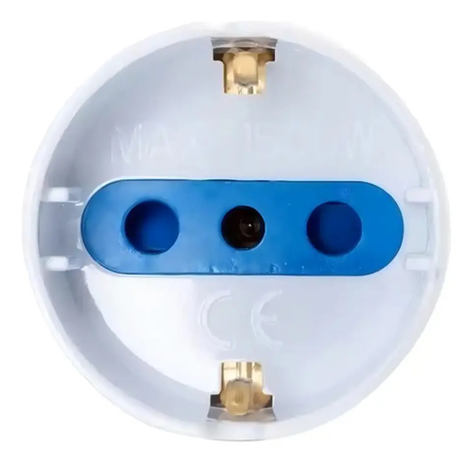 Adaptador De Corriente Enchufe Schuko Tipo L 10a/max 1500w 2