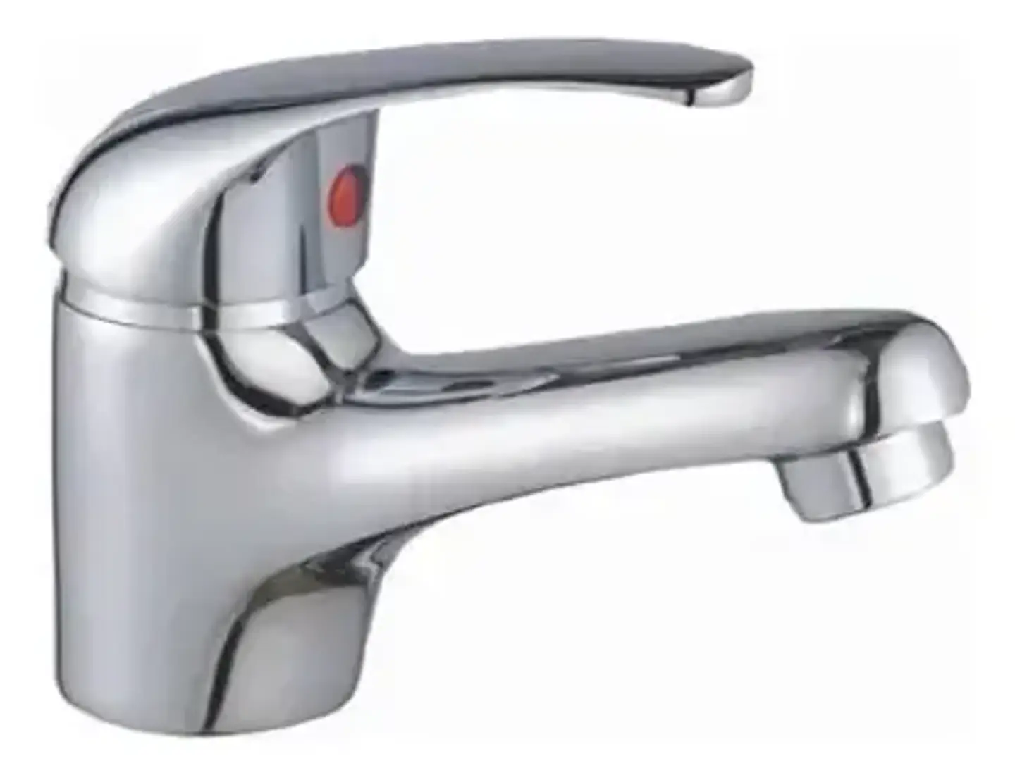 Llave Monomando Lavatorio Colomba Taumm Cromado Plateado 7