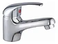 Llave Monomando Lavatorio Colomba Taumm Cromado Plateado - Miniatura 7