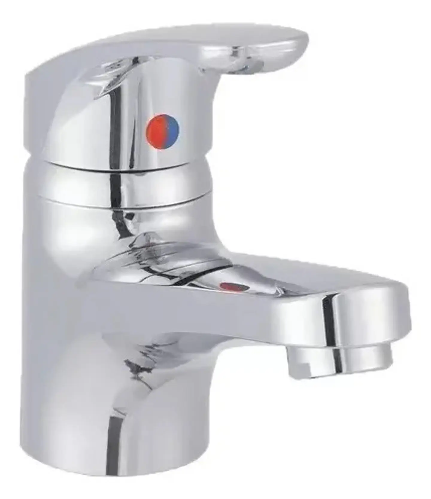 Llave Monomando Lavatorio Colomba Taumm Cromado Plateado 9