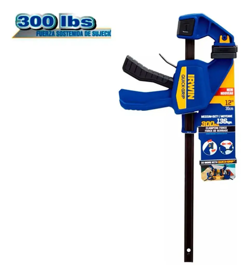 Prensa Liberacion Rápida Barra Irwin Quick-grip 30 Cm Sl300 4