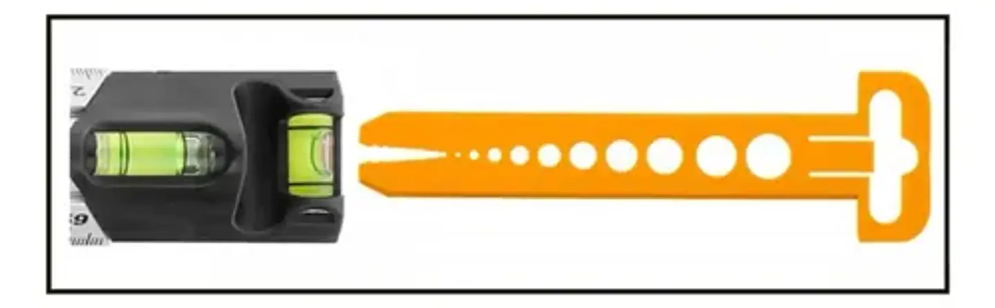 Regla Con Nivel De Burbuja Ingco 60 Cm Hsr36003 Multiuso 3